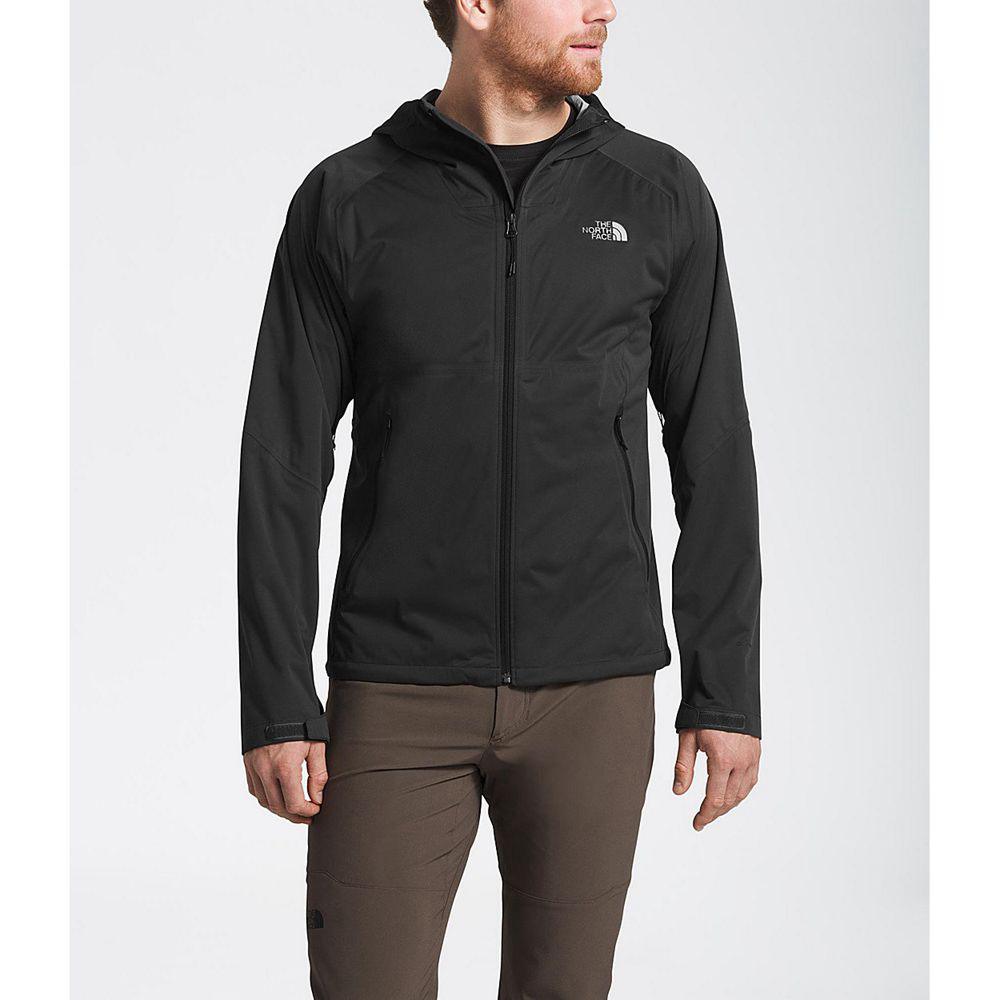 The North Face Allproof Stretch Ανδρικα Αντιανεμικα Μπουφαν - Μαυρα (MAIQ62930)